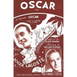 Partition PDF OSCAR Roger LACOSTE & Georges CÉCIL