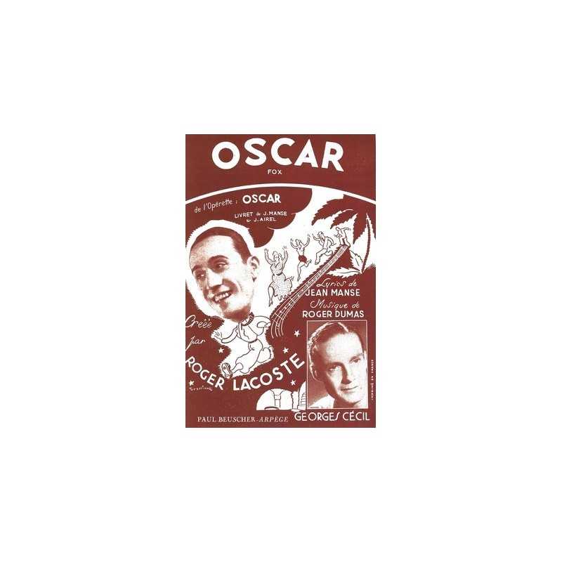 Partition PDF OSCAR Roger LACOSTE & Georges CÉCIL