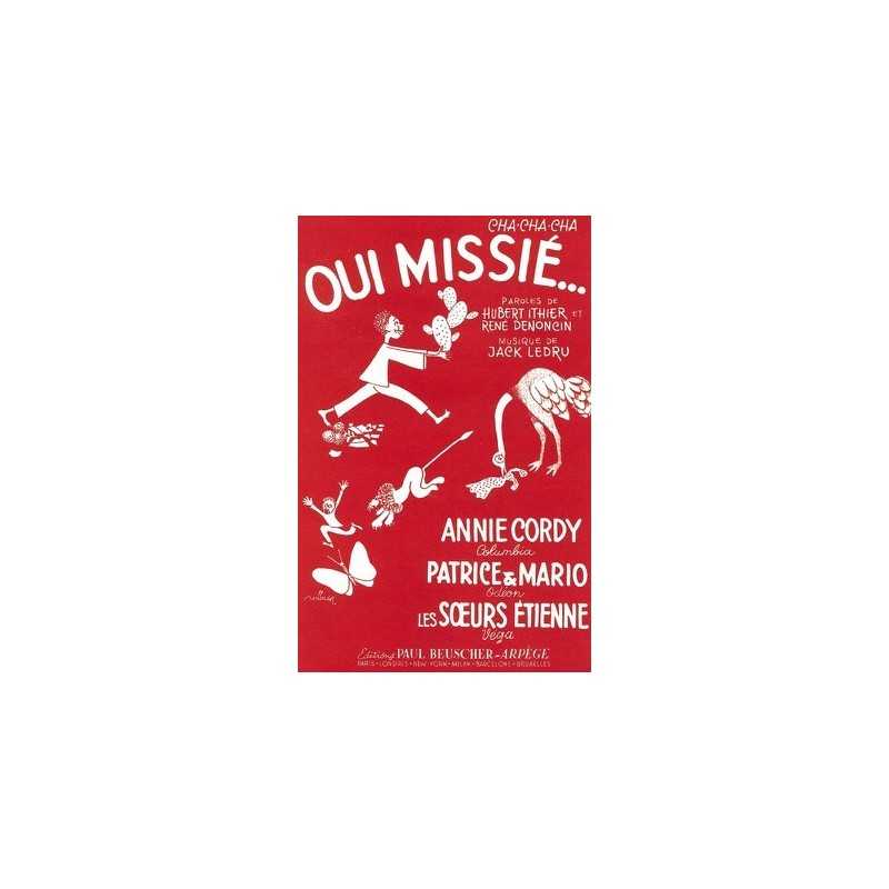 Partition PDF OUI MISSIÉ Annie CORDY