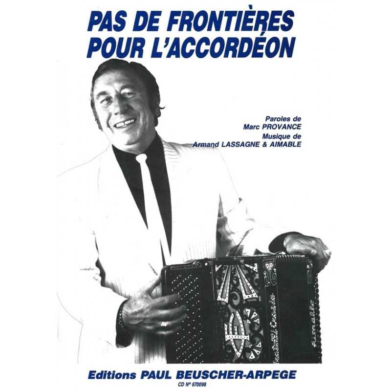 Partition PDF PAS DE FRONTIERE POUR L'ACCORDEON Marc PROVANCE