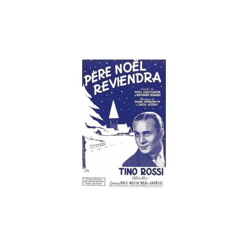 Partition PDF PERE NOEL REVIENDRA Tino ROSSI