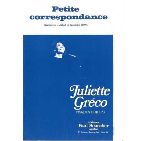 PETITE CORRESPONDANCE