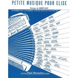 Partition PDF PETITE MUSIQUE POUR ELISE Marcel AZZOLA