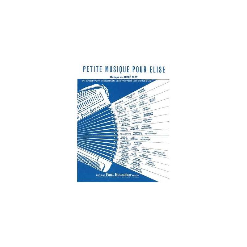 Partition PDF PETITE MUSIQUE POUR ELISE Marcel AZZOLA