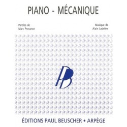 Partition PDF PIANO-MECANIQUE Marc PROVANCE