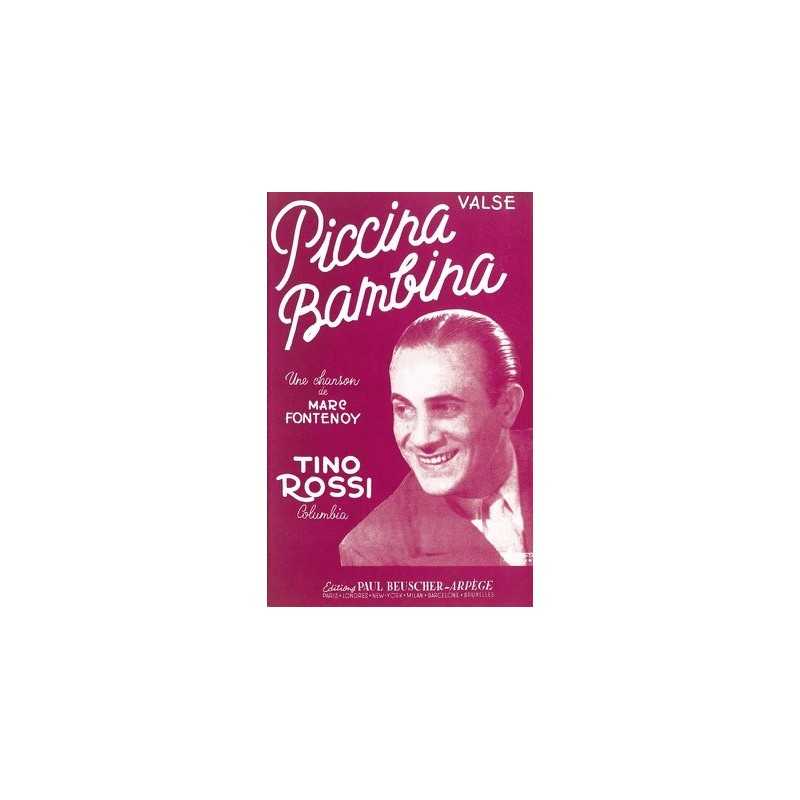 Partition PDF PICCINA BAMBINA Tino ROSSI