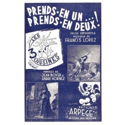 Partition PDF PRENDS EN UN... PRENDS EN DEUX !