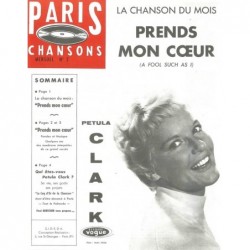 Partition PDF PRENDS MON COEUR (A FOOL SUCH AS I) Petula CLARK