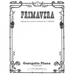 Partition PDF PRIMAVERA Georgette PLANA