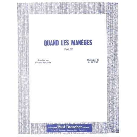 QUAND LES MANÈGES
