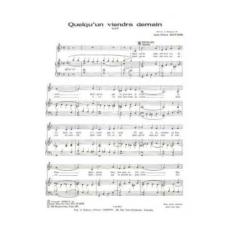 QUELQU'UN VIENDRA DEMAIN
