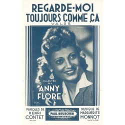 Partition PDF REGARDE MOI TOUJOURS COMME ÇA