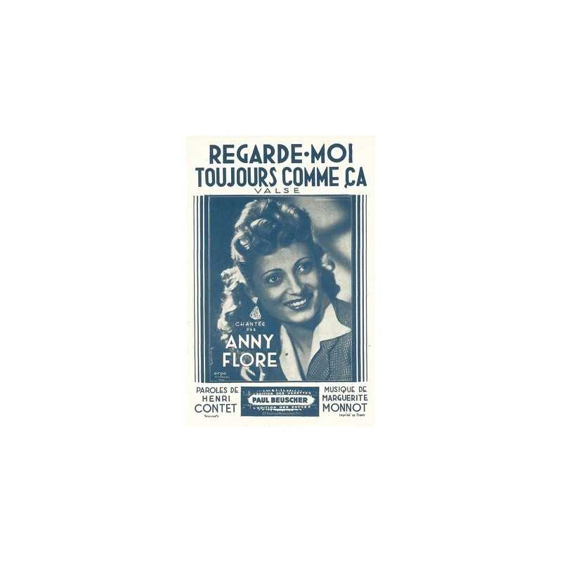 Partition PDF REGARDE MOI TOUJOURS COMME ÇA