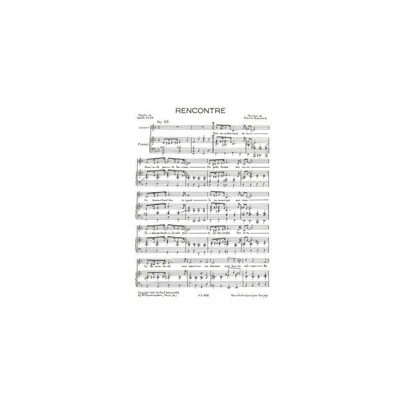 Partition PDF RENCONTRE