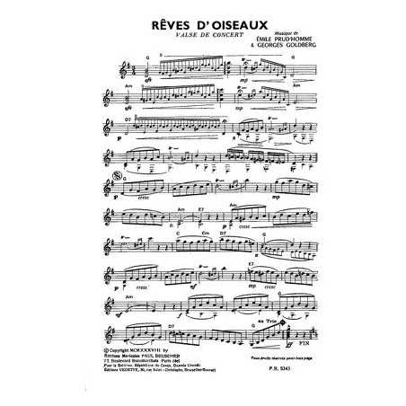 REVES D'OISEAUX