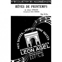 Partition PDF REVES DE PRINTEMPS