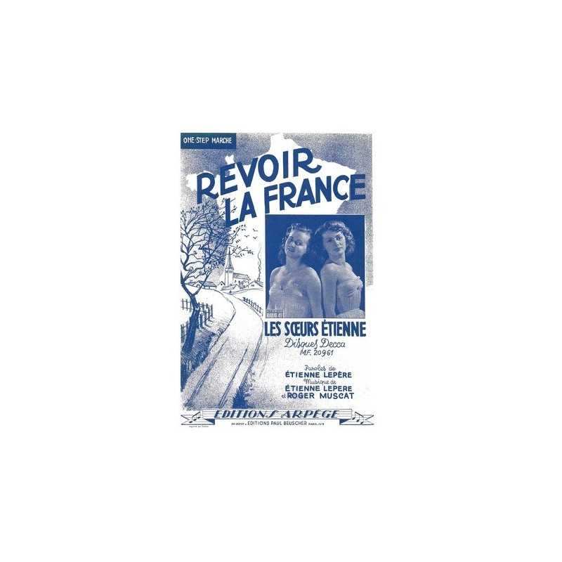 Partition PDF REVOIR LA FRANCE