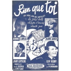 Partition PDF RIEN QUE TOI