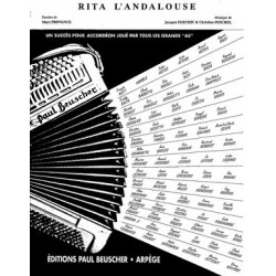 Partition PDF RITA L'ANDALOUSE