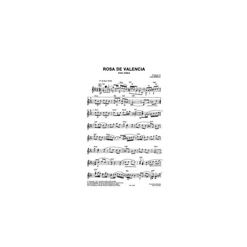 Partition PDF ROSA DE VALENCIA