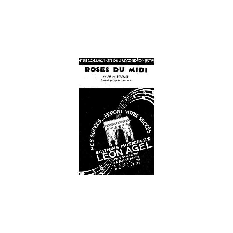 Partition PDF ROSES DU MIDI