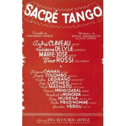 Partition PDF SACRÉ TANGO