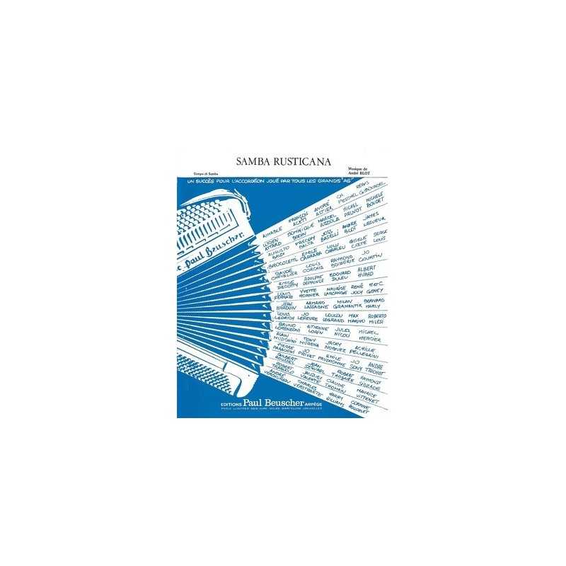 Partition PDF SAMBA RUSTICANA