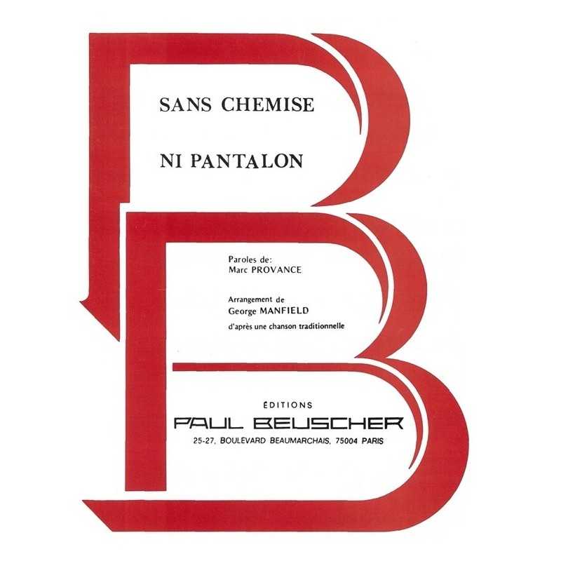 Partition PDF SANS CHEMISE NI PANTALON