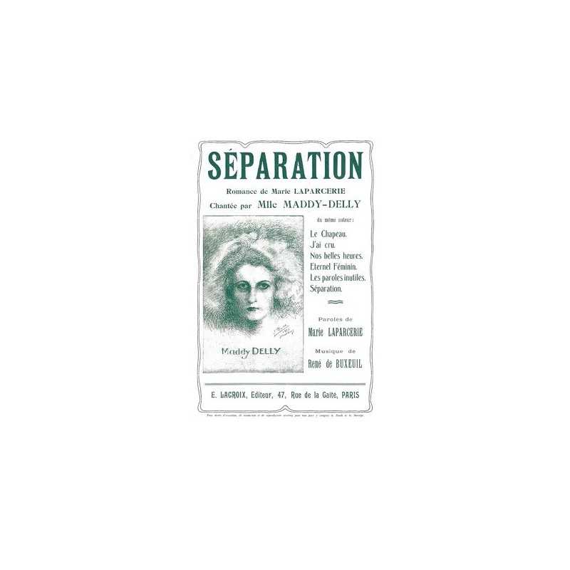 Partition PDF SÉPARATION