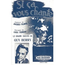 Partition PDF SI ÇA VOUS CHANTE