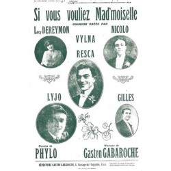 Partition PDF SI VOUS VOULIEZ MAD'MOISELLE