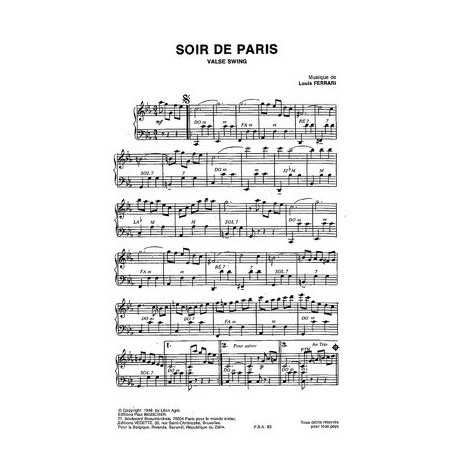 SOIR DE PARIS