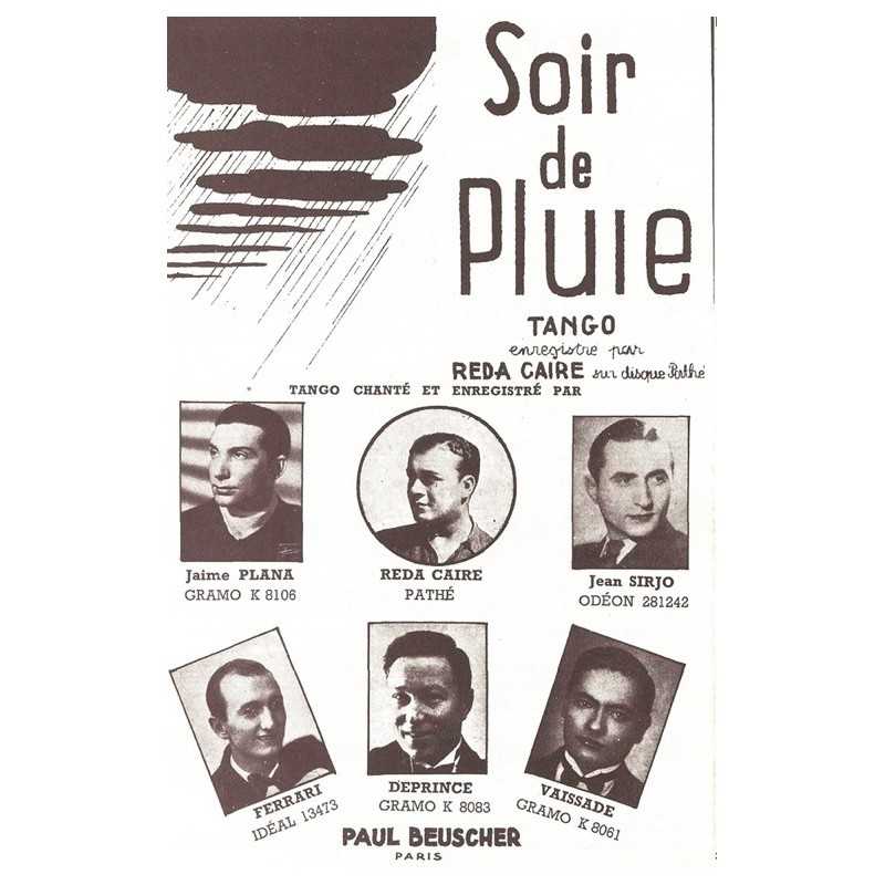 Partition PDF SOIR DE PLUIE