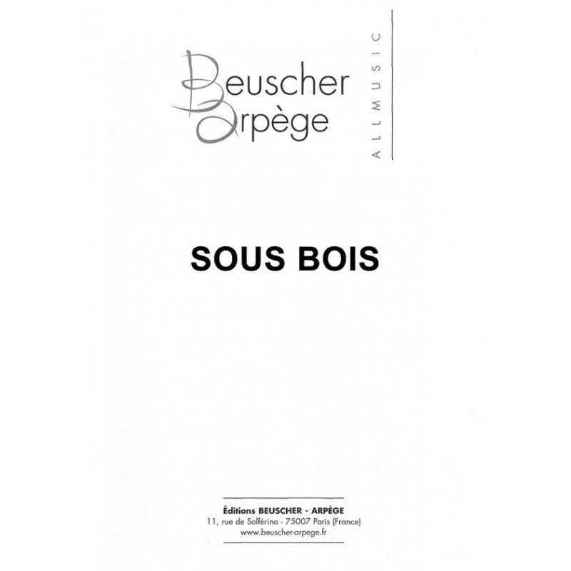 Partition PDF SOUS BOIS