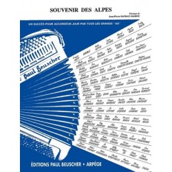 Partition PDF SOUVENIR DES ALPES