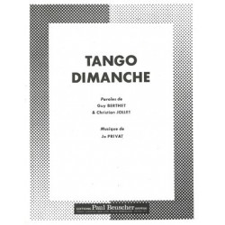 Partition PDF TANGO DIMANCHE