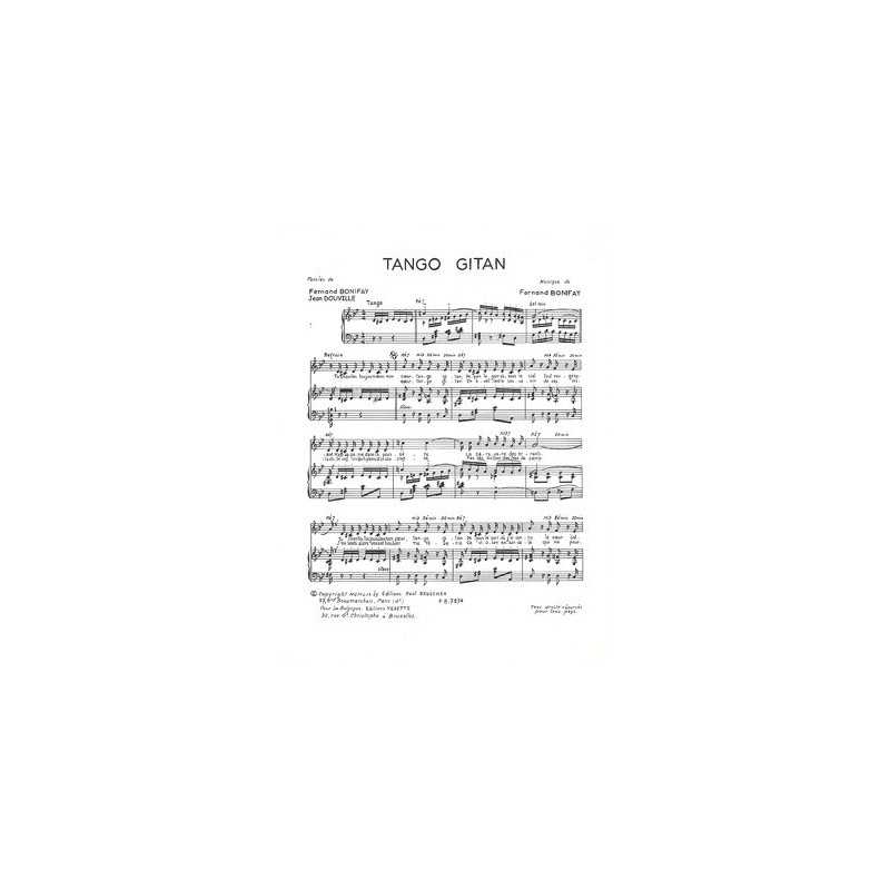 Partition PDF TANGO GITAN