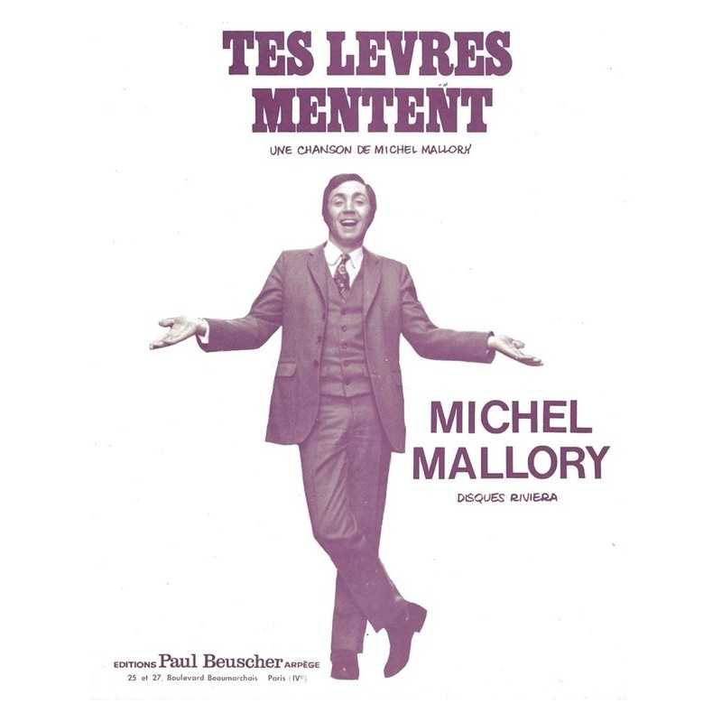 Partition PDF TES LÈVRES MENTENT