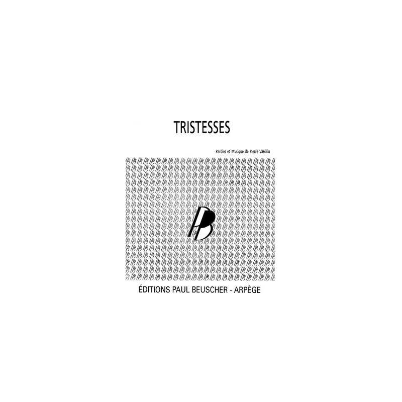 Partition PDF TRISTESSES