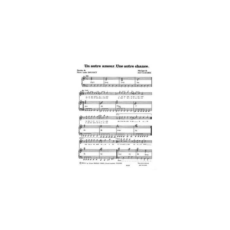 Partition PDF UN AUTRE AMOUR
