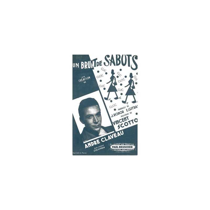 Partition PDF UN BRUIT DE SABOTS