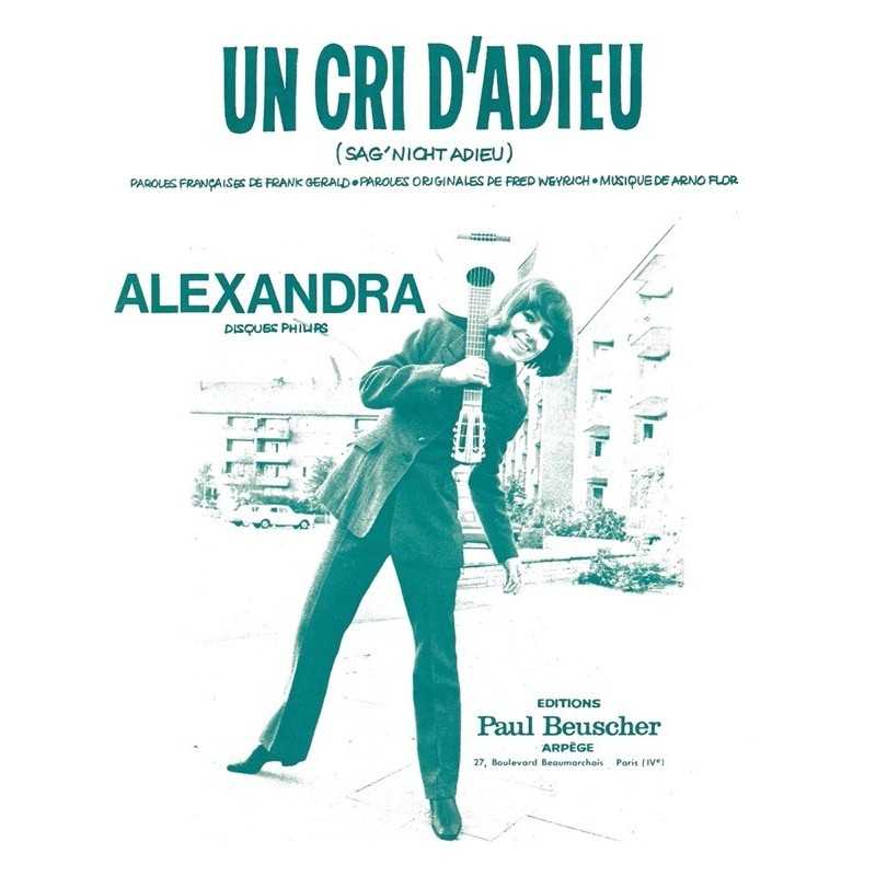 Partition PDF UN CRI D'ADIEU
