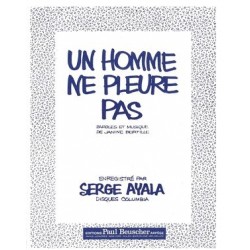 Partition PDF UN HOMME NE PLEURE PAS