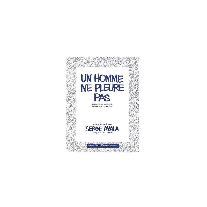 Partition PDF UN HOMME NE PLEURE PAS