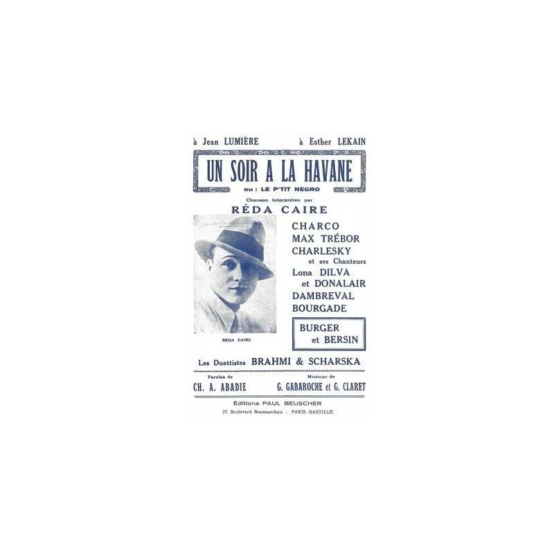 Partition PDF UN SOIR À LA HAVANE
