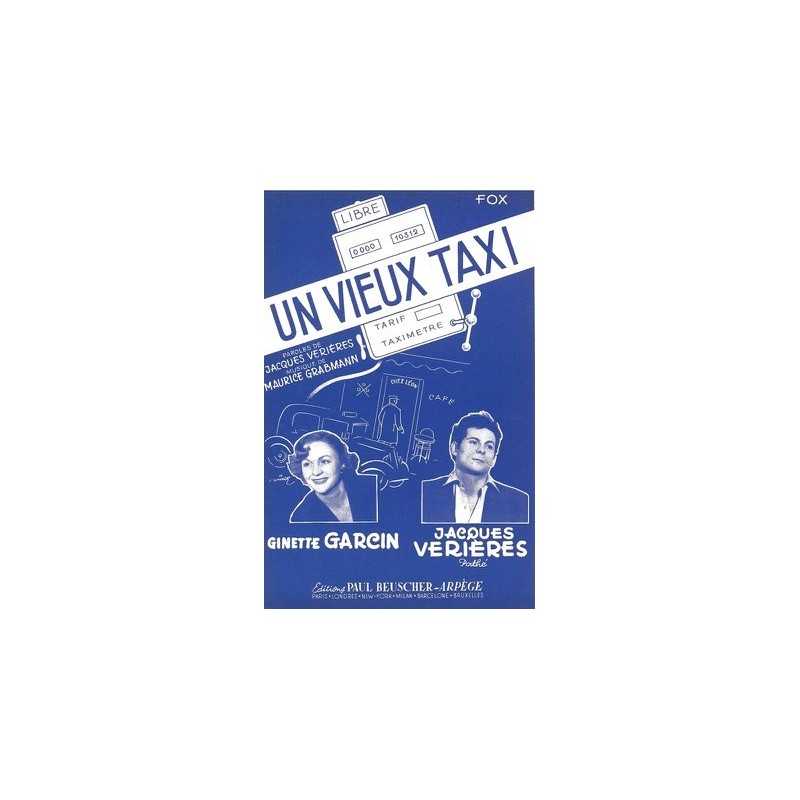 Partition PDF UN VIEUX TAXI