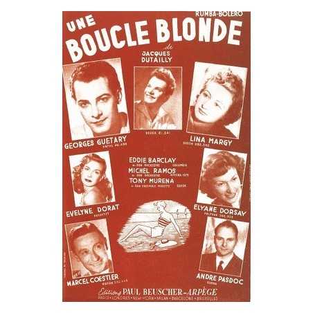 UNE BOUCLE BLONDE