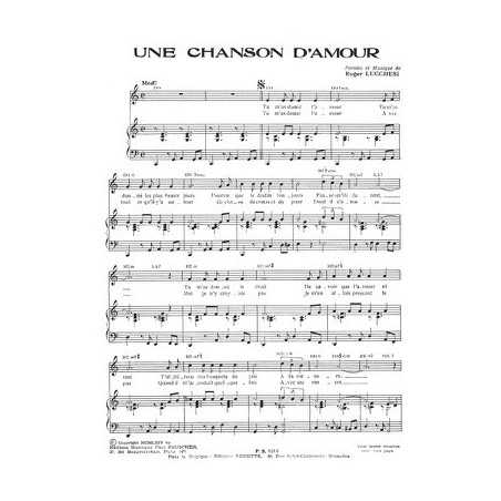 UNE CHANSON D'AMOUR