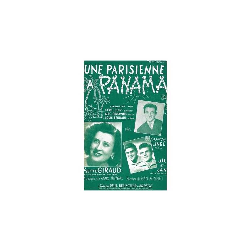 Partition PDF UNE PARISIENNE A PANAMA