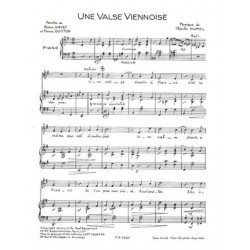 Partition PDF UNE VALSE VIENNOISE